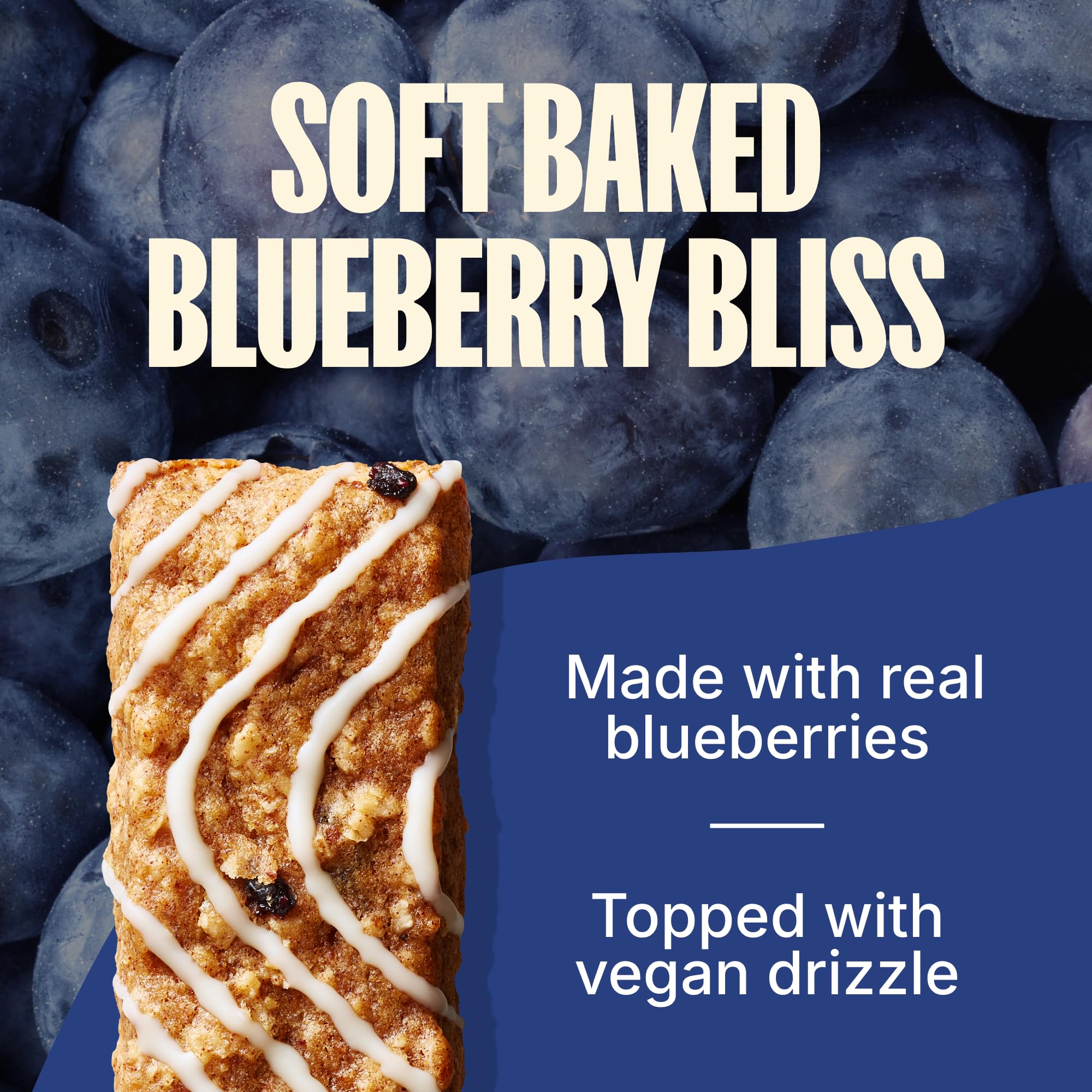 Gluten-free oats and wholesome ingredients featured in MadeGood Mornings blueberry bars.