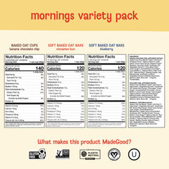 MadeGood Mornings Cinnamon Bun oat bar for a warm, morning treat.