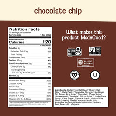 MadeGood Mornings individually wrapped bars for on-the-go convenience