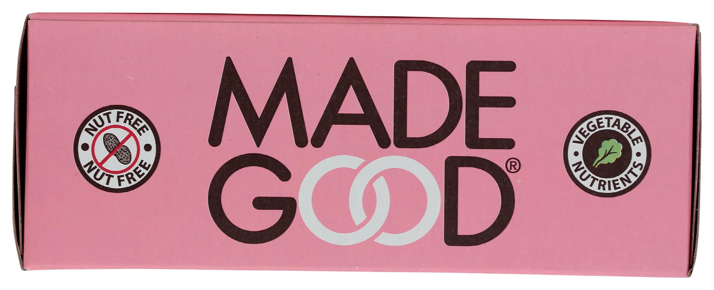 Nutrition facility label indicating MadeGood production in nut-free facility