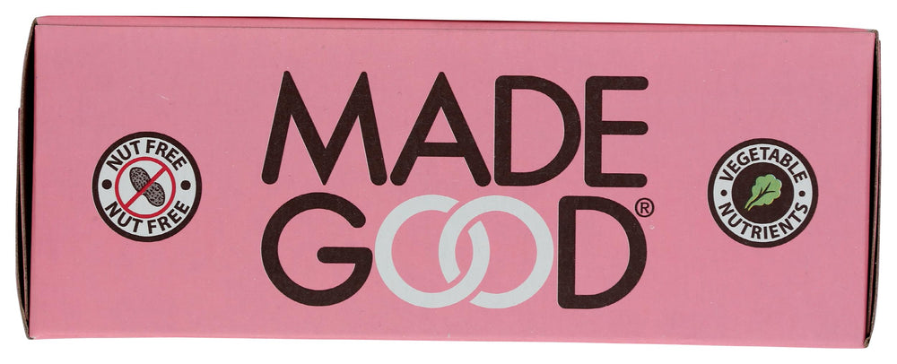 Nutrition facility label indicating MadeGood production in nut-free facility