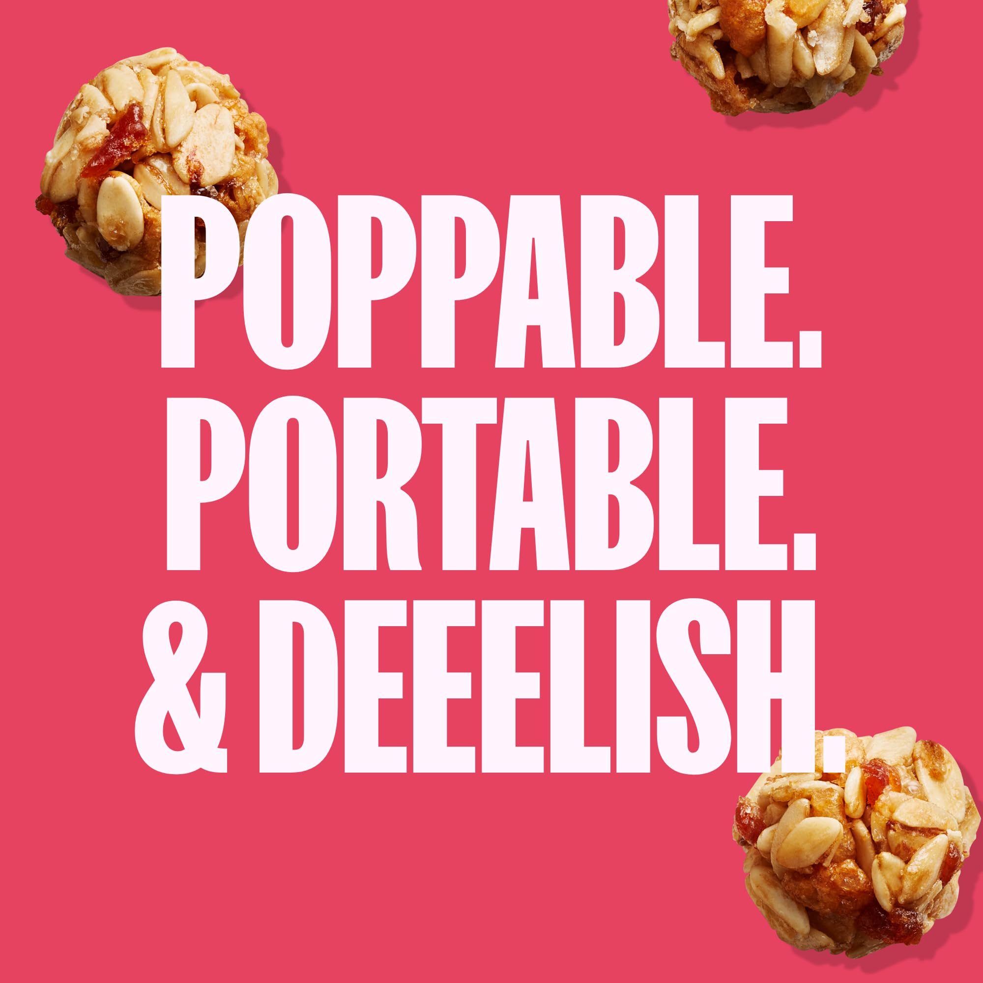 Individually wrapped Made Good bites ideal for school lunches and on-the-go snacking.