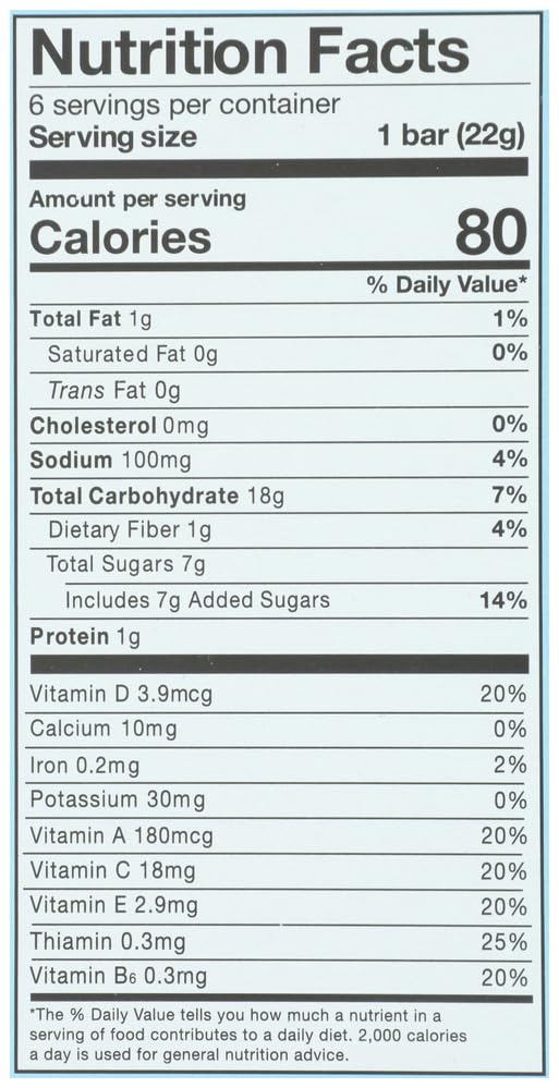 MadeGood Vanilla Crispy Squares on-the-go snack for quick energy.