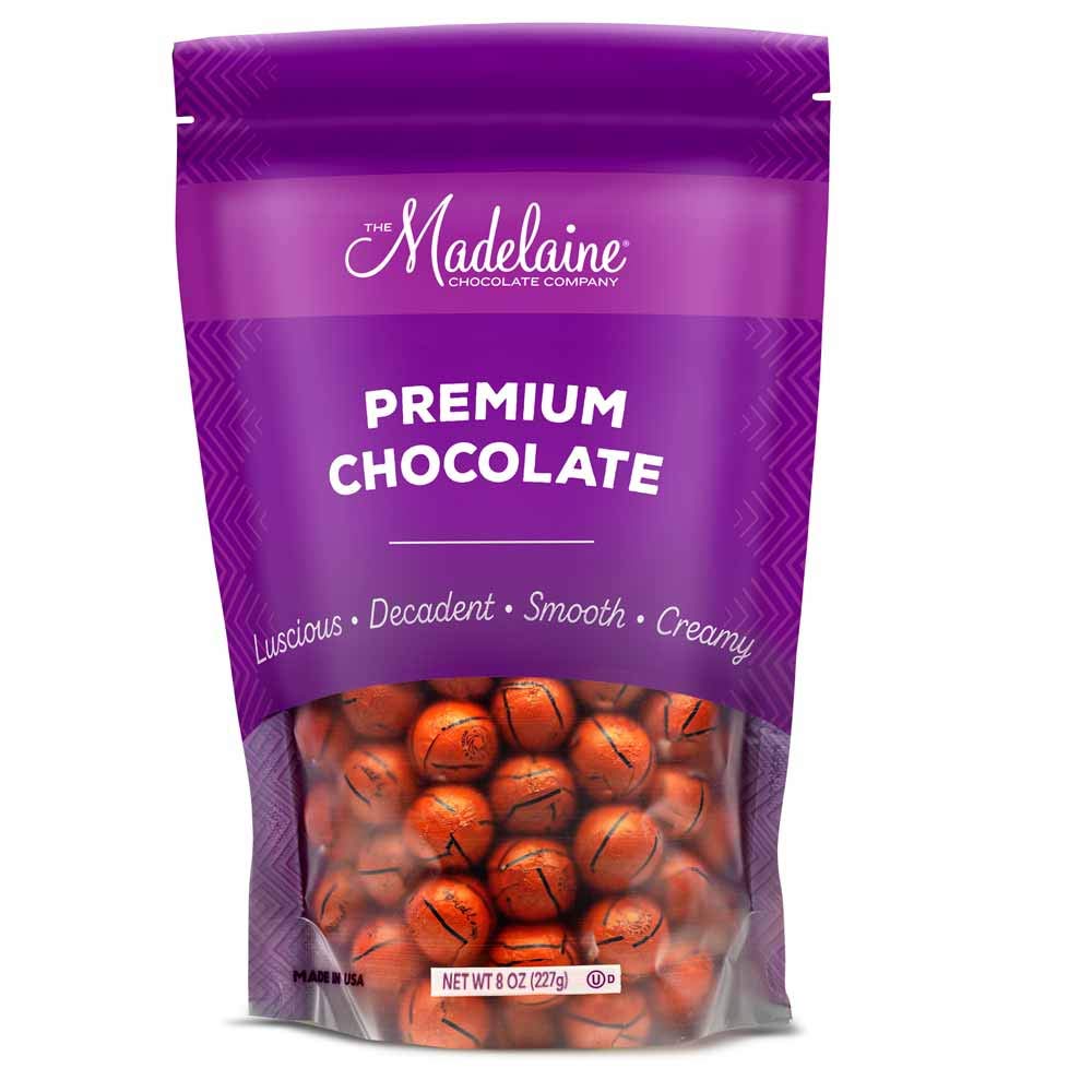 Kosher OU-D certification visible on Madelaine basketball favors.