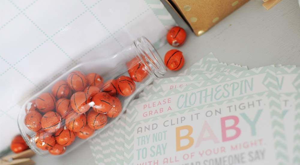 Madelaine Basketball Candy individually wrapped for clean, convenient entertaining.