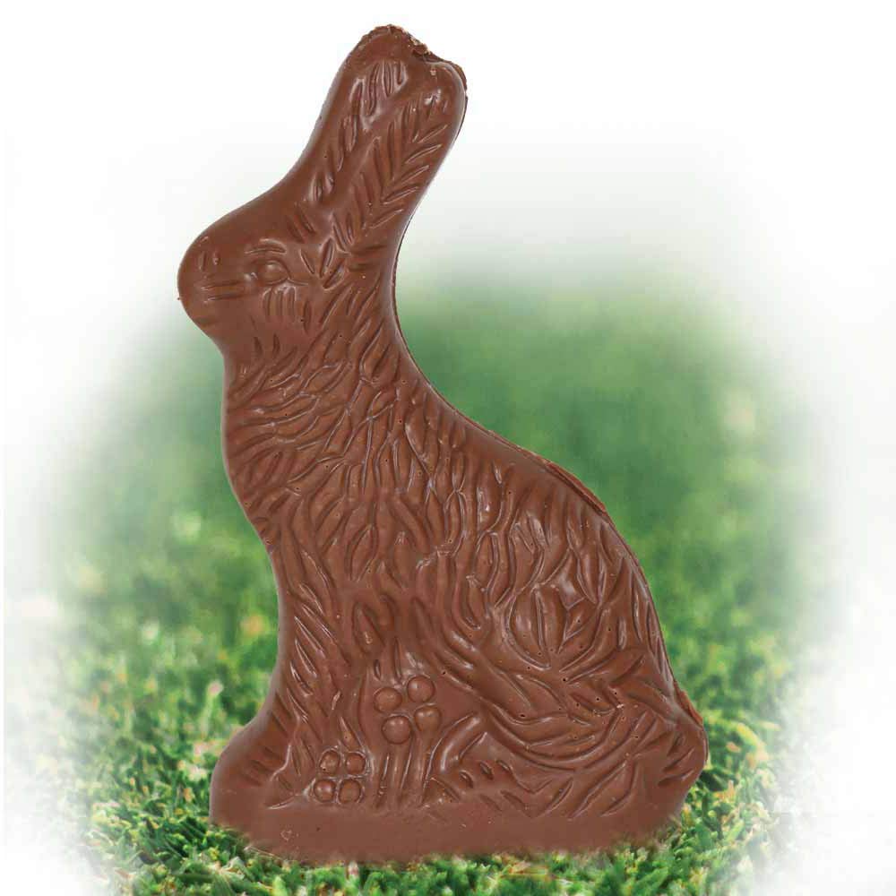 The Madelaine Milk Chocolate Bunny gold foil packaging adds festive appeal.
