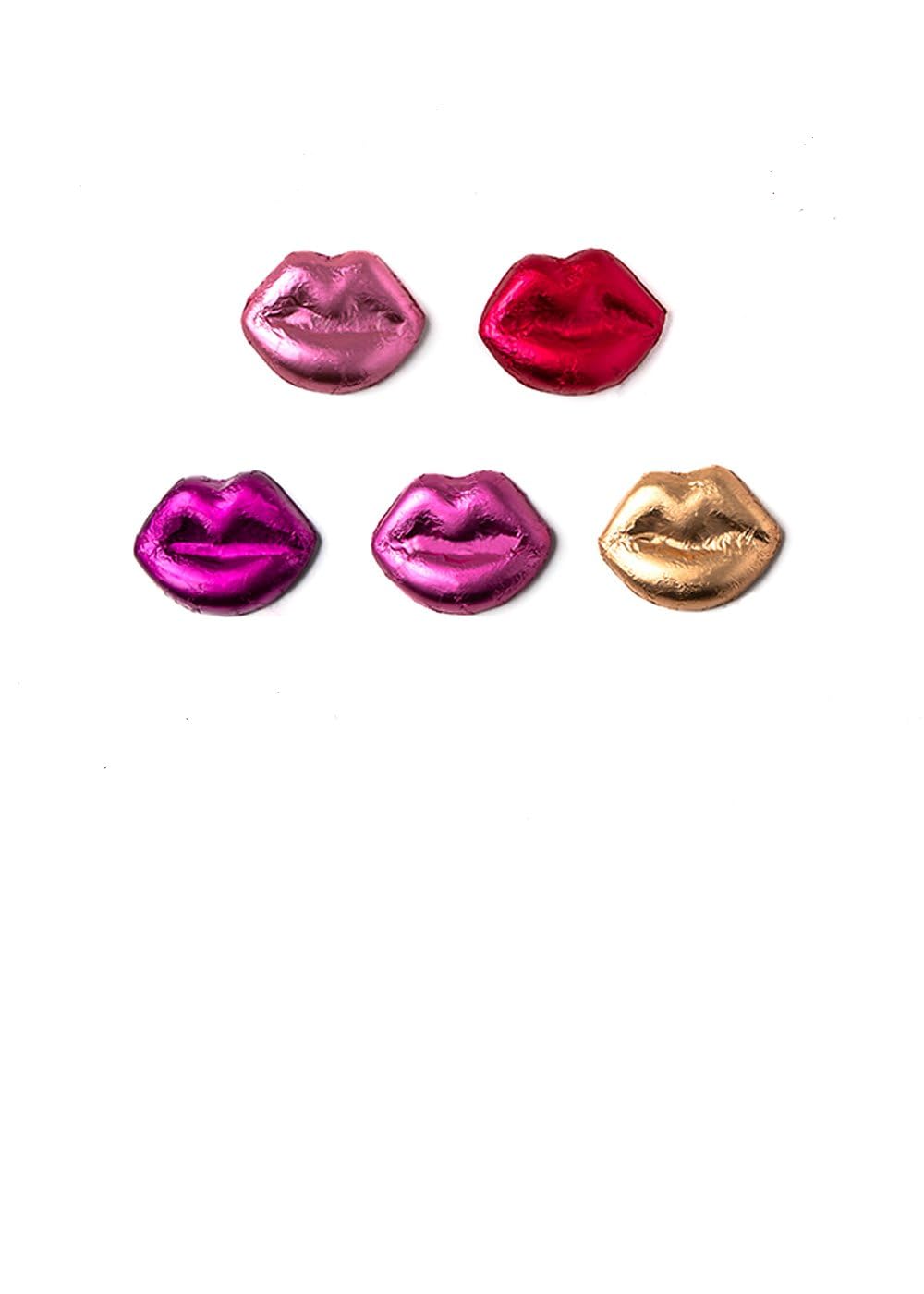 Madelaine Milk Chocolate Lips candy in a gift-ready box for Valentine’s sharing.