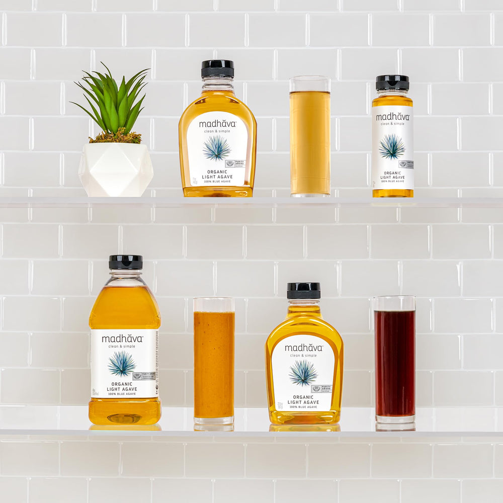 MADHAVA Clean Label Project seal highlights purity testing for contaminants.