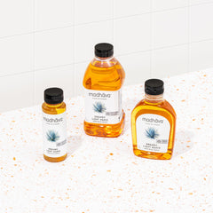 MADHAVA Sustainable harvest of blue agave on organic farms supports ethical sourcing.