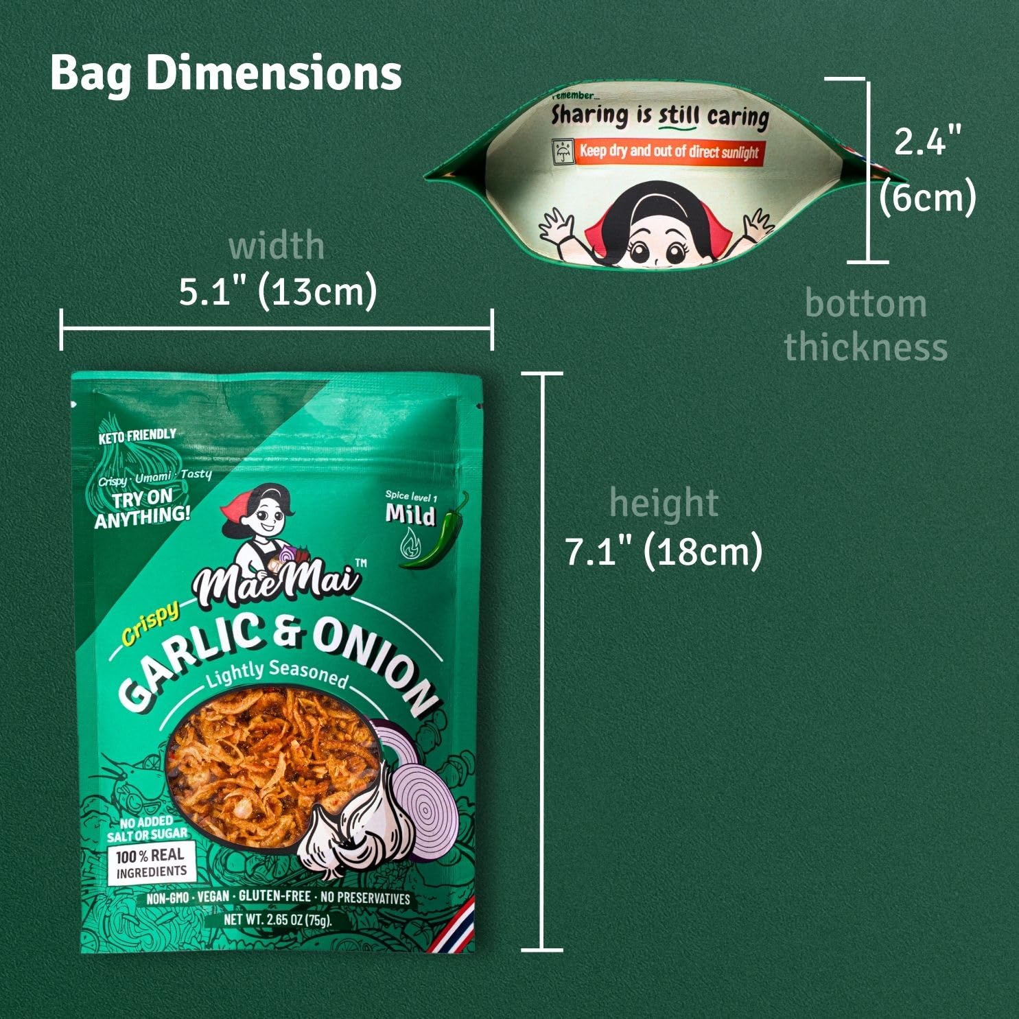 MaeMai Chili Crisp provides a satisfying crunch.
