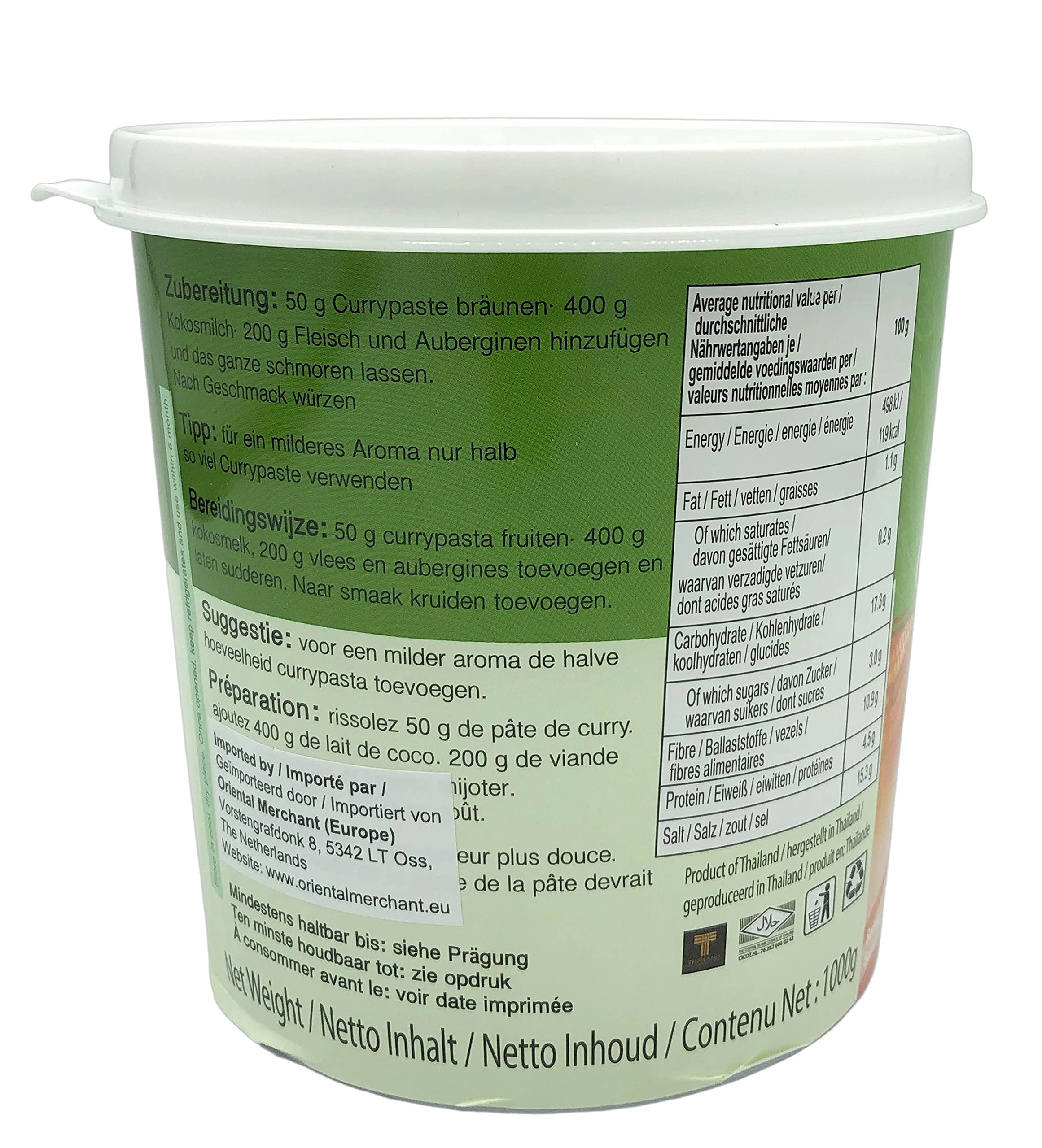 Mae Ploy paste used in dipping sauces for appetizers