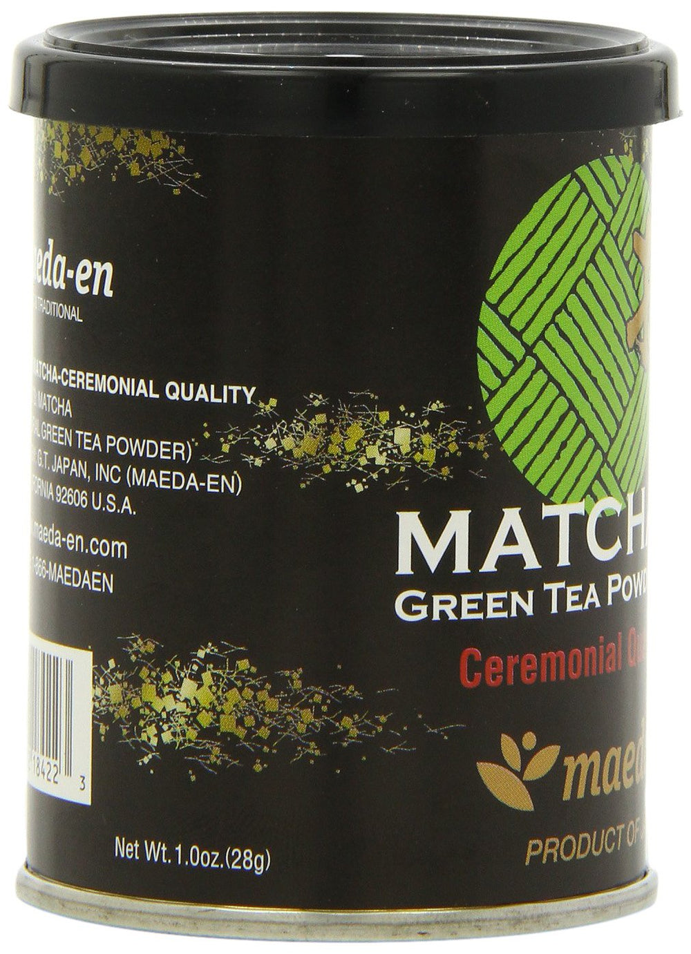 Maeda-En matcha latte prep with whisk and cup