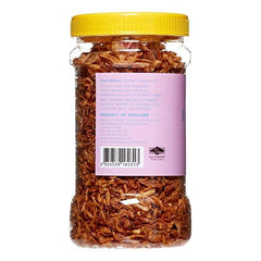Maesri fried shallots close-up, crisp texture ideal for toppings and garnishes.