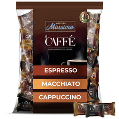 Maestro Massimo Original Espresso candies close-up, quick pick-me-up.