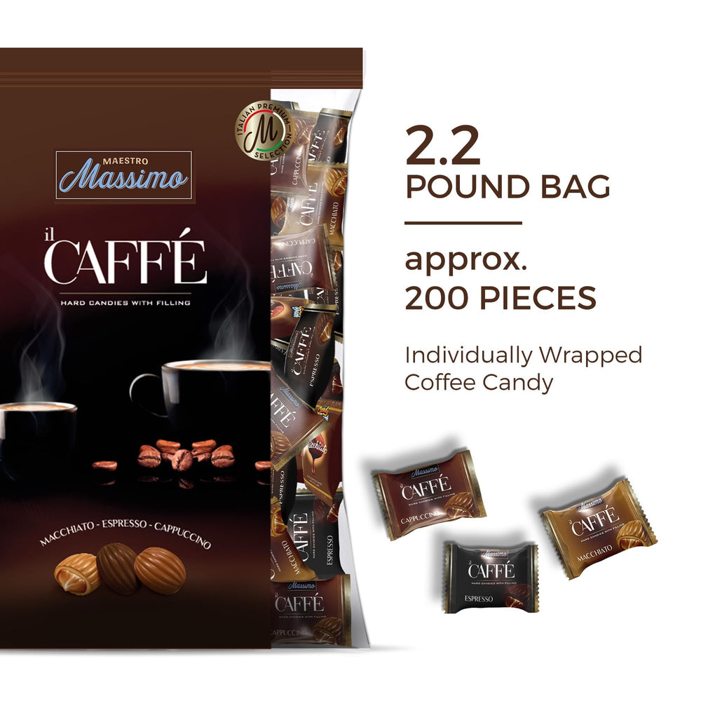 Maestro Massimo Macchiato flavor candy with creamy espresso notes