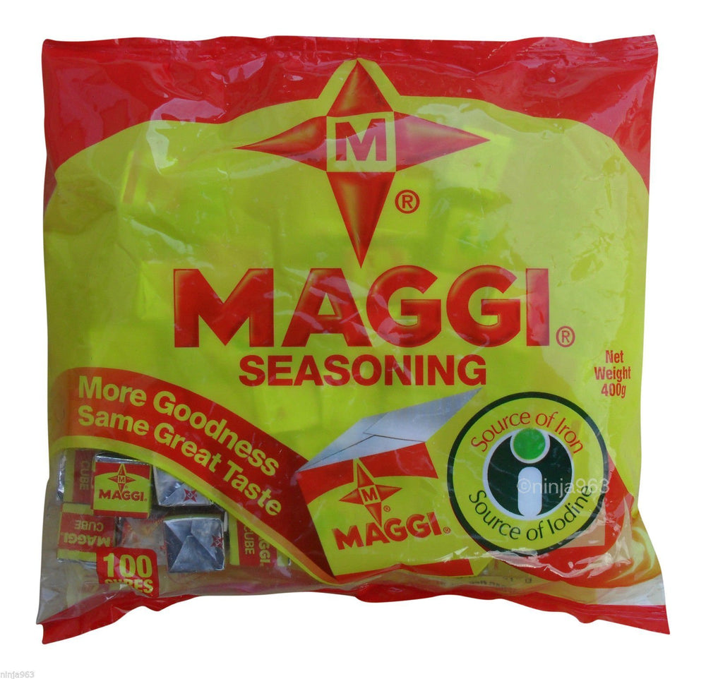 Maggi Cube Seasoning Cubes boost meat and fish flavor in everyday meals.