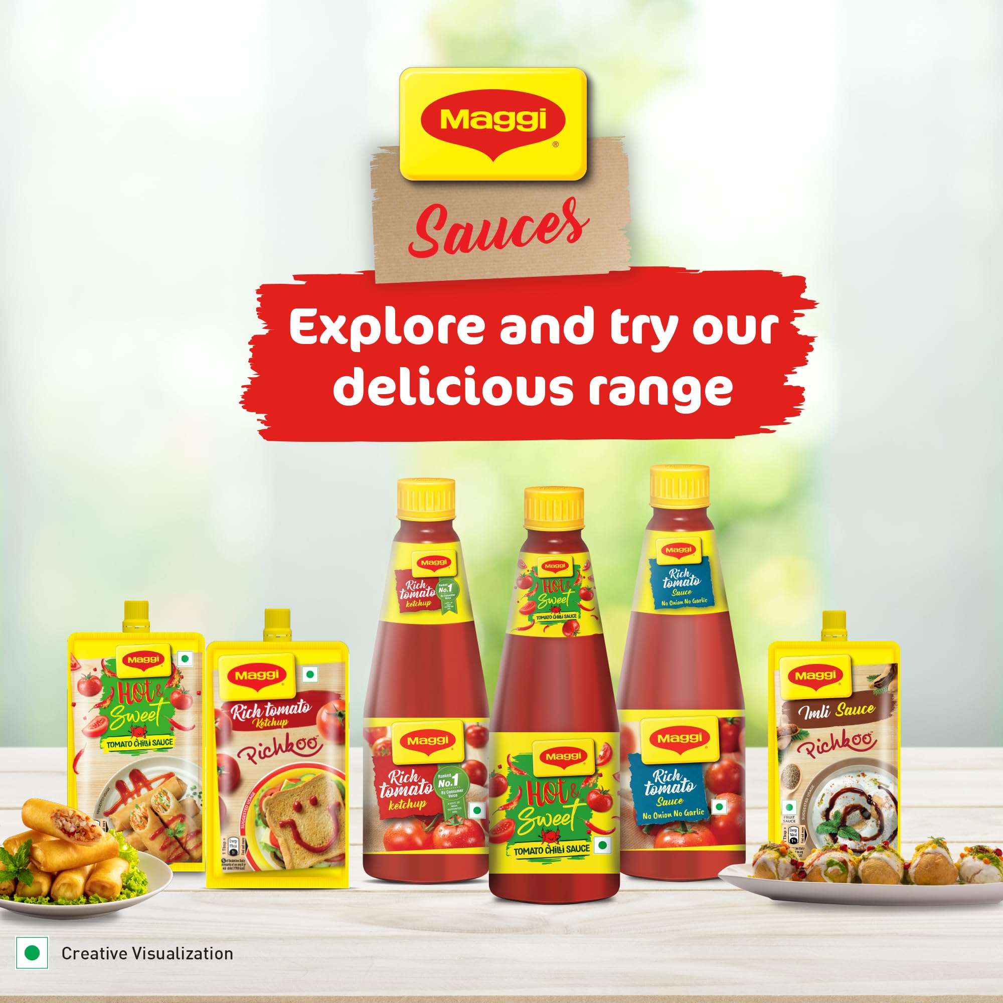 Maggi sauce paired with vegetables for a quick flavor boost.