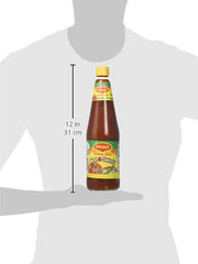 1kg Maggi bottle shows no added preservatives for natural flavor.