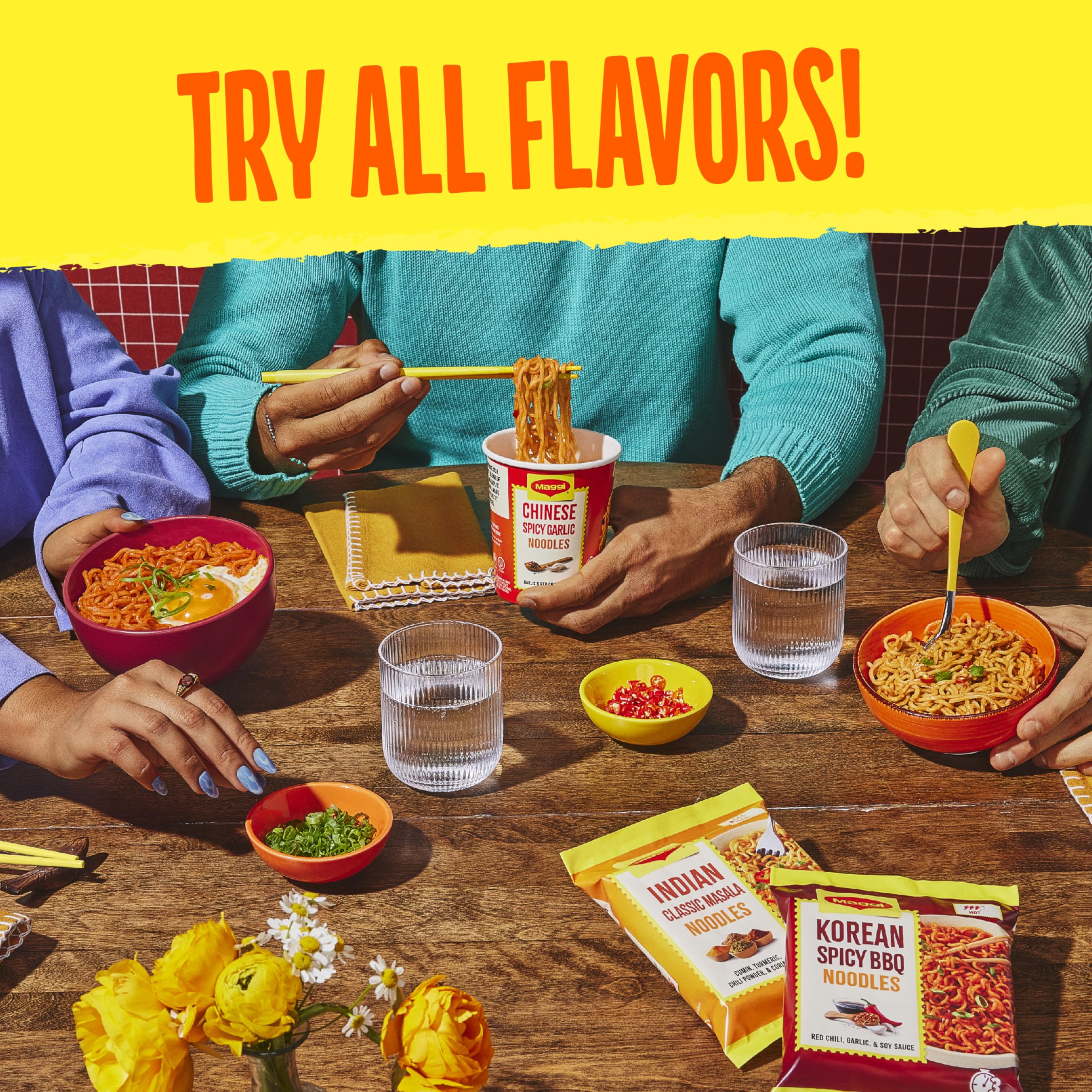 Maggi Indian Classic Masala spice blend closeup highlights cumin turmeric and chili notes.