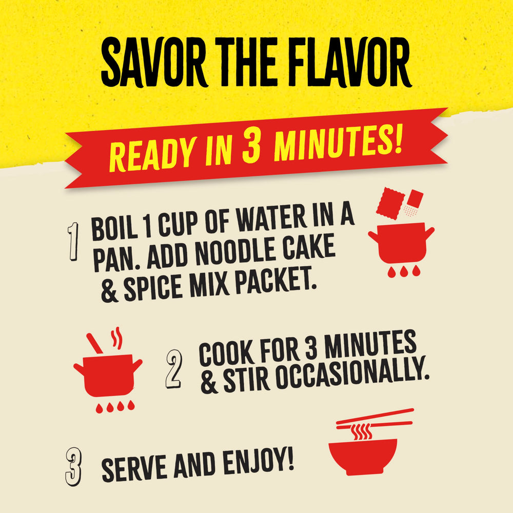 Maggi instant noodles on a kitchen counter ready for quick prep.