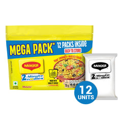 Close-up of Maggi iron content claim showing daily value