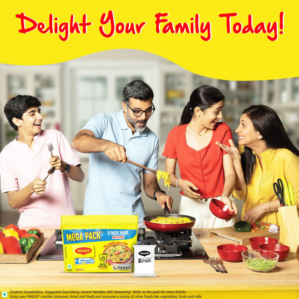 Maggi Masala packaging front with Made in India label