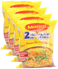 Maggi Noodles Masala 70g Pack4: quick, tasty meal for busy days.