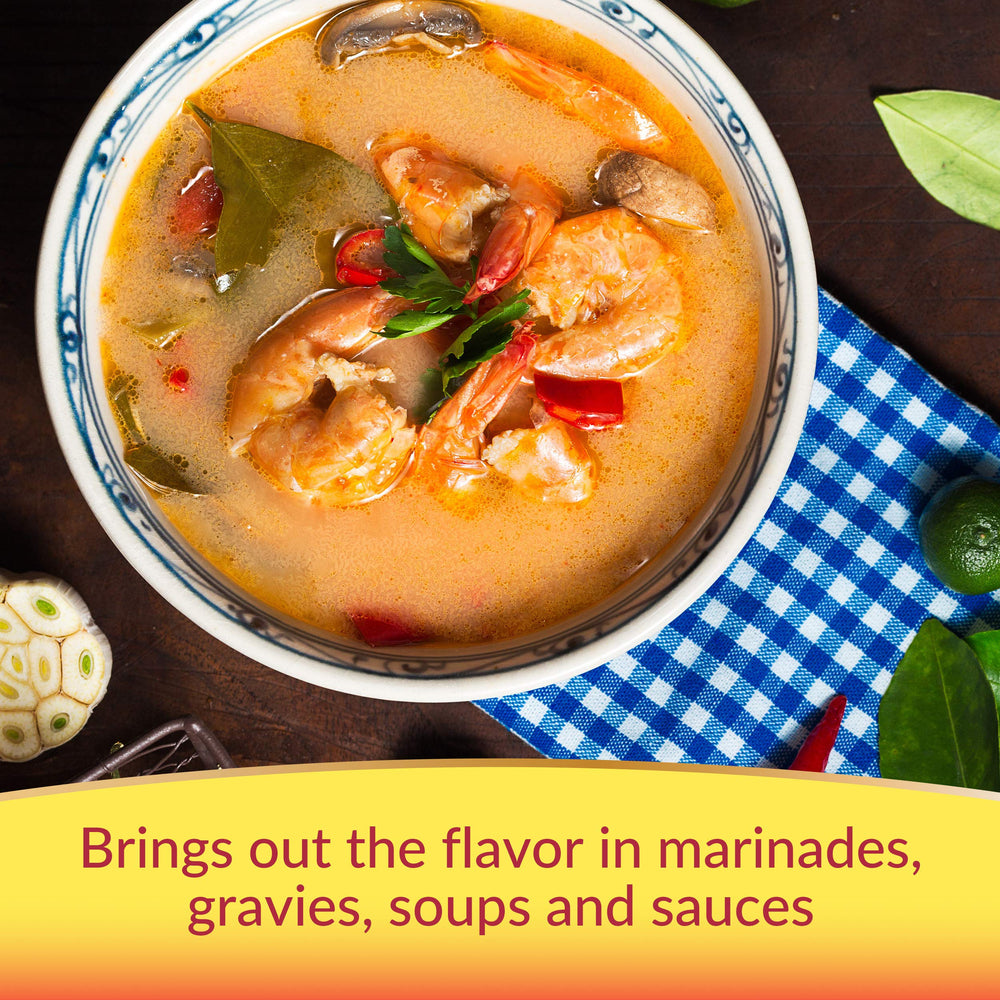 Maggi Seasoning stir fry bottle pour boosts umami in noodles and rice.