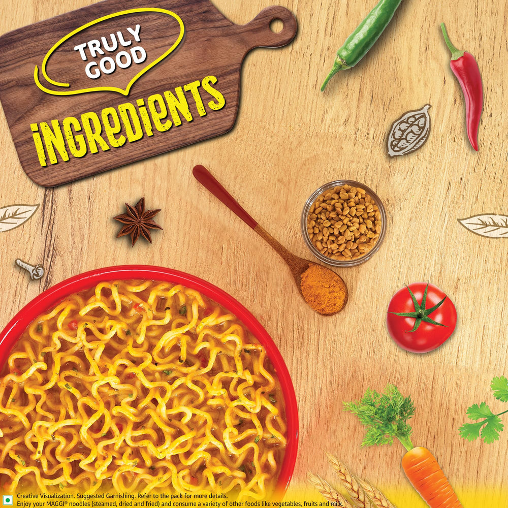 Close-up of Maggi spice blend with roasted Indian herbs