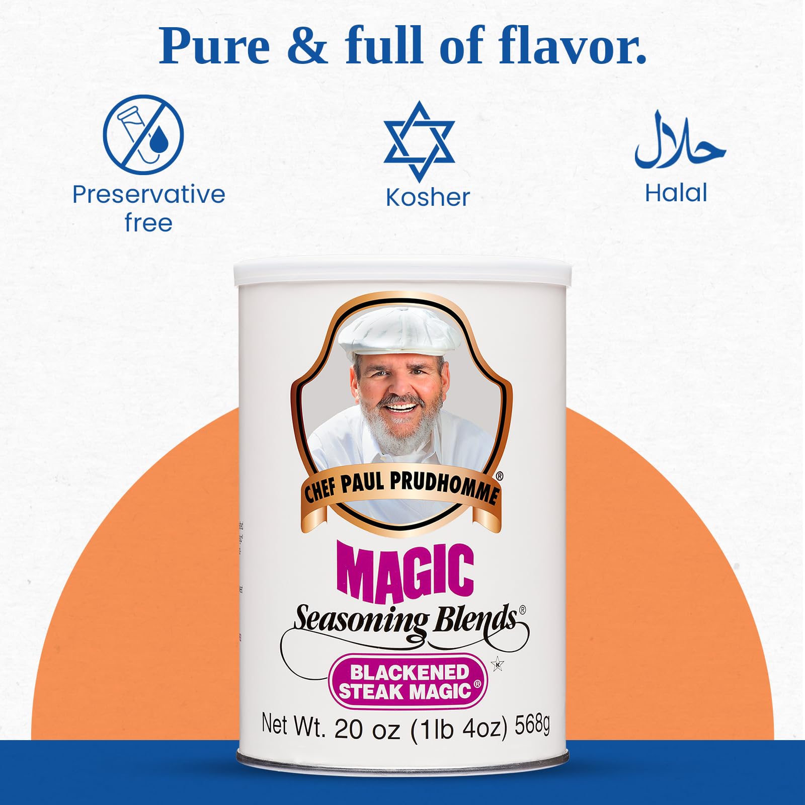 Magic Seasoning Blends Blackened Steak Magic on a grill-ready steak crust.