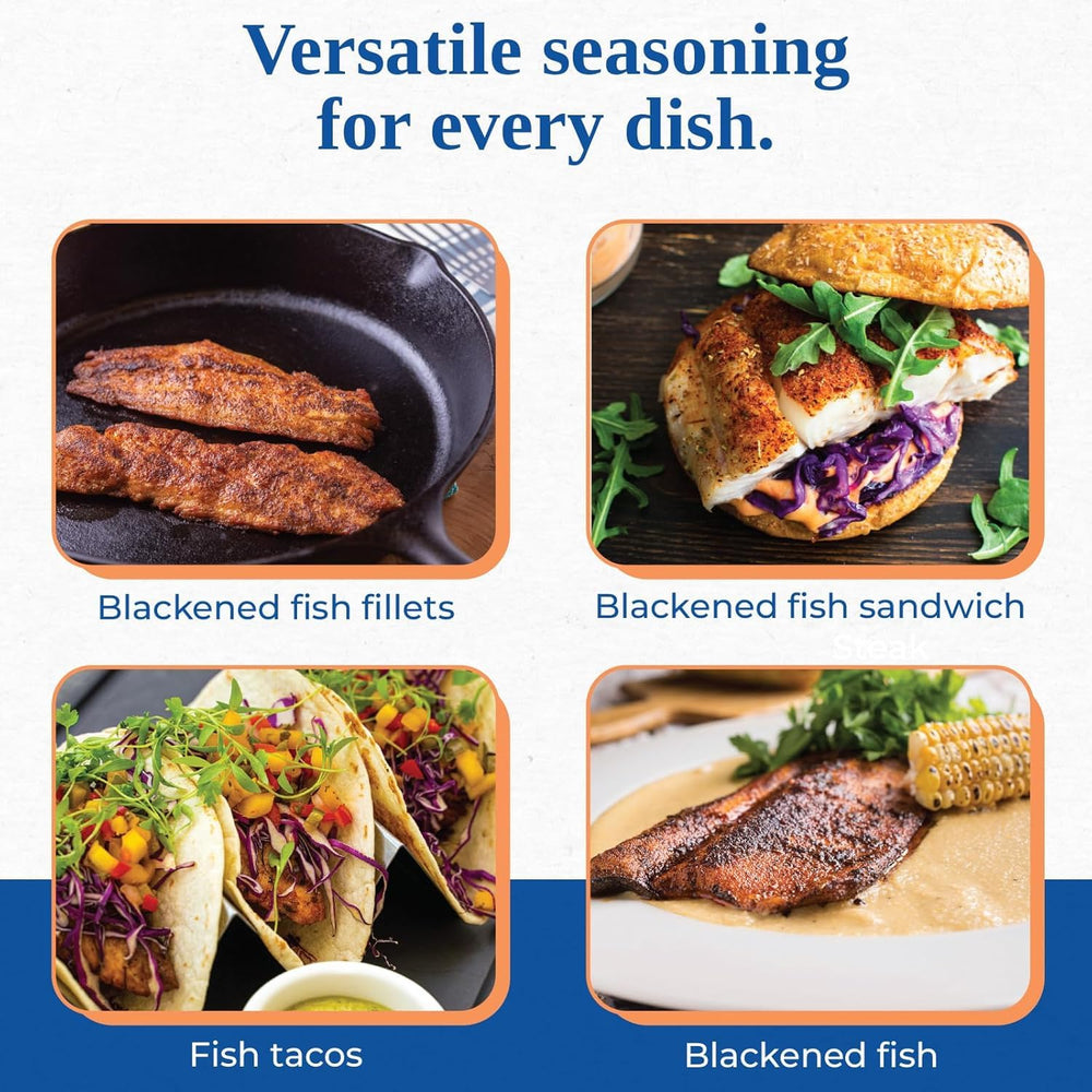 Magic Seasoning Blends Chef Paul Blackened Redfish ingredients list communicates clean seasoning options