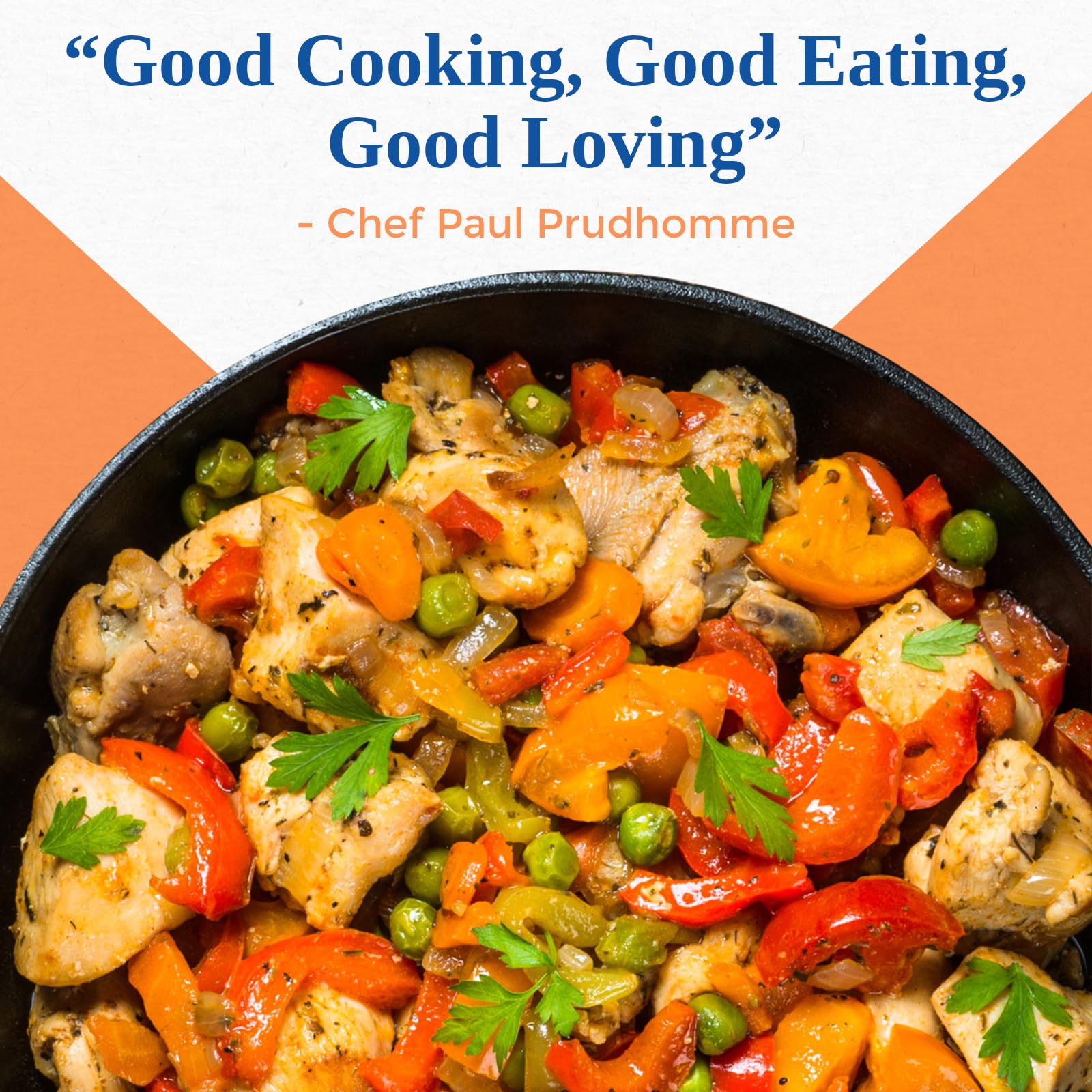 Magic Seasoning Blends gluten-free no MSG label on container for clean labels.