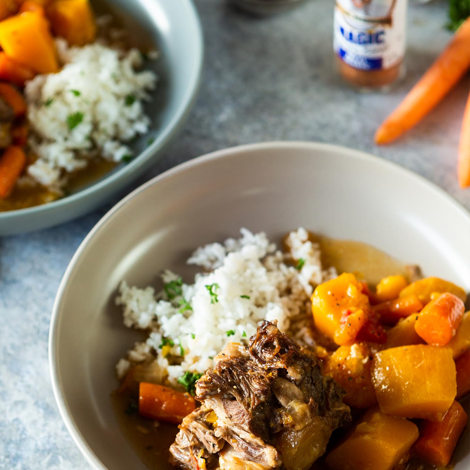 Meat Magic on a beef burger for rich, flavorful bite.