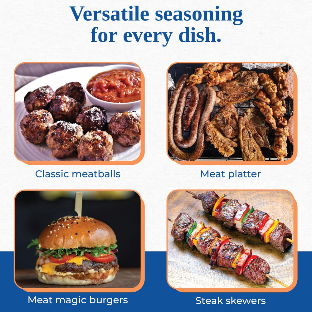 Meat Magic poultry seasoning on chicken to enhance grilling results.