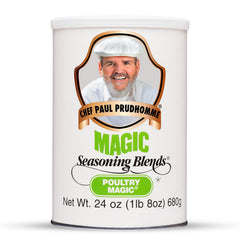 Magic Seasoning Blends Poultry Magic Seasoning bottle boosts poultry flavor.