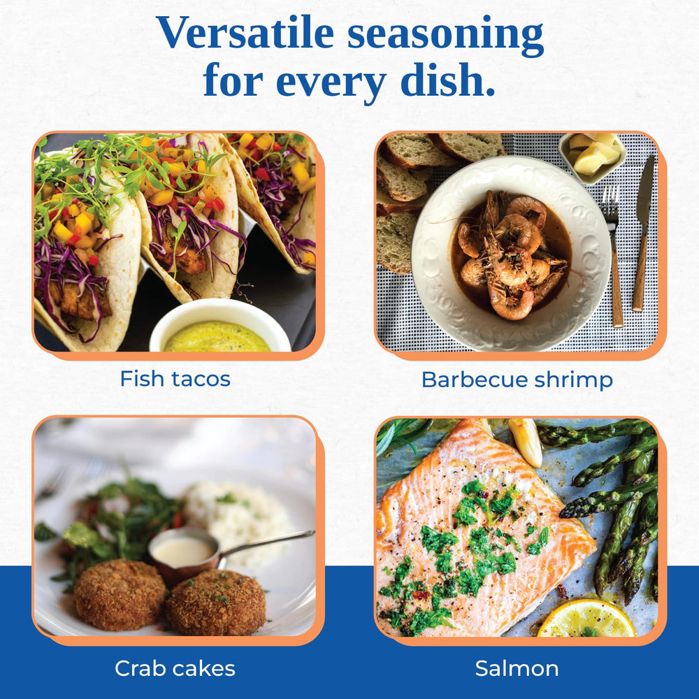 Cooked seafood dish seasoned with Magic Seasoning Blends Seafood Magic