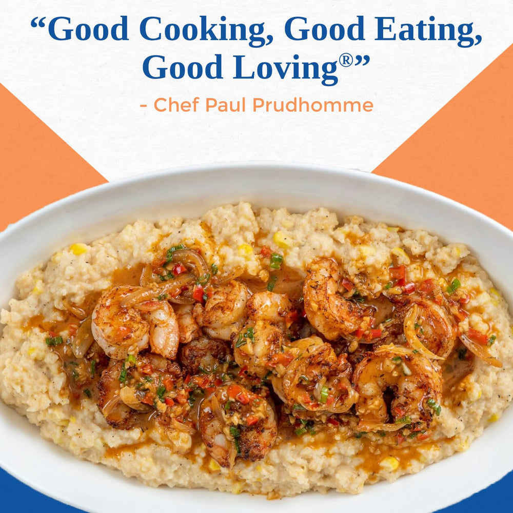 Crab boil scene with Magic Seasoning Blends Seafood Magic