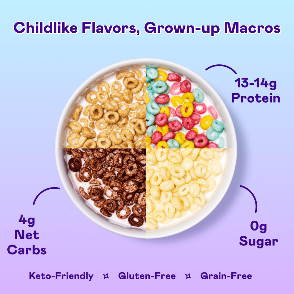 Magic Spoon Chocolate Chip Cookie cereal bowl with nostalgic taste and high protein.