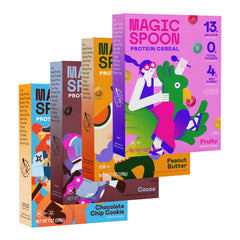 Magic Spoon Fruity cereal bowl for a protein-packed breakfast with zero sugar.