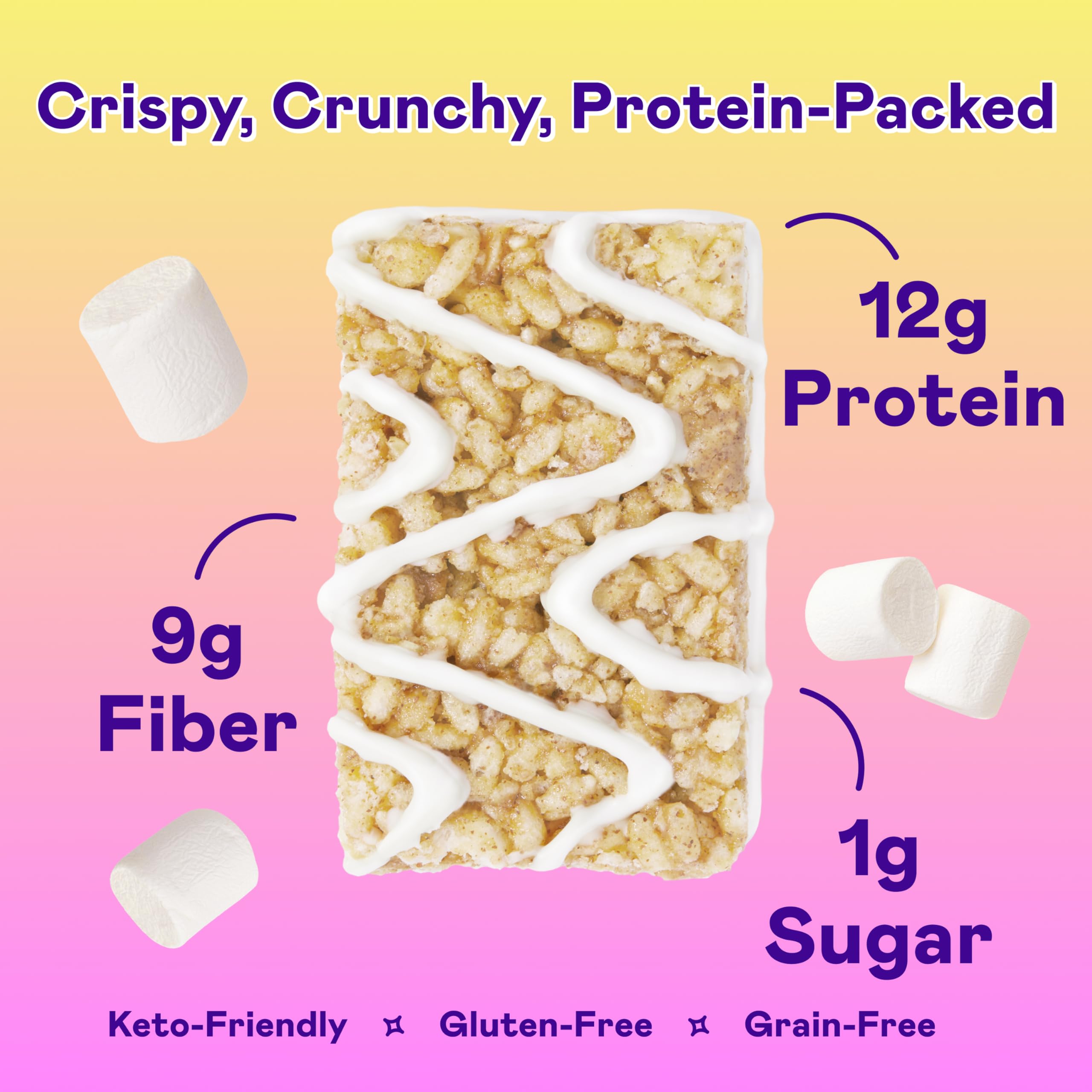 Magic Spoon single marshmallow bar unwrapped for quick convenient snack