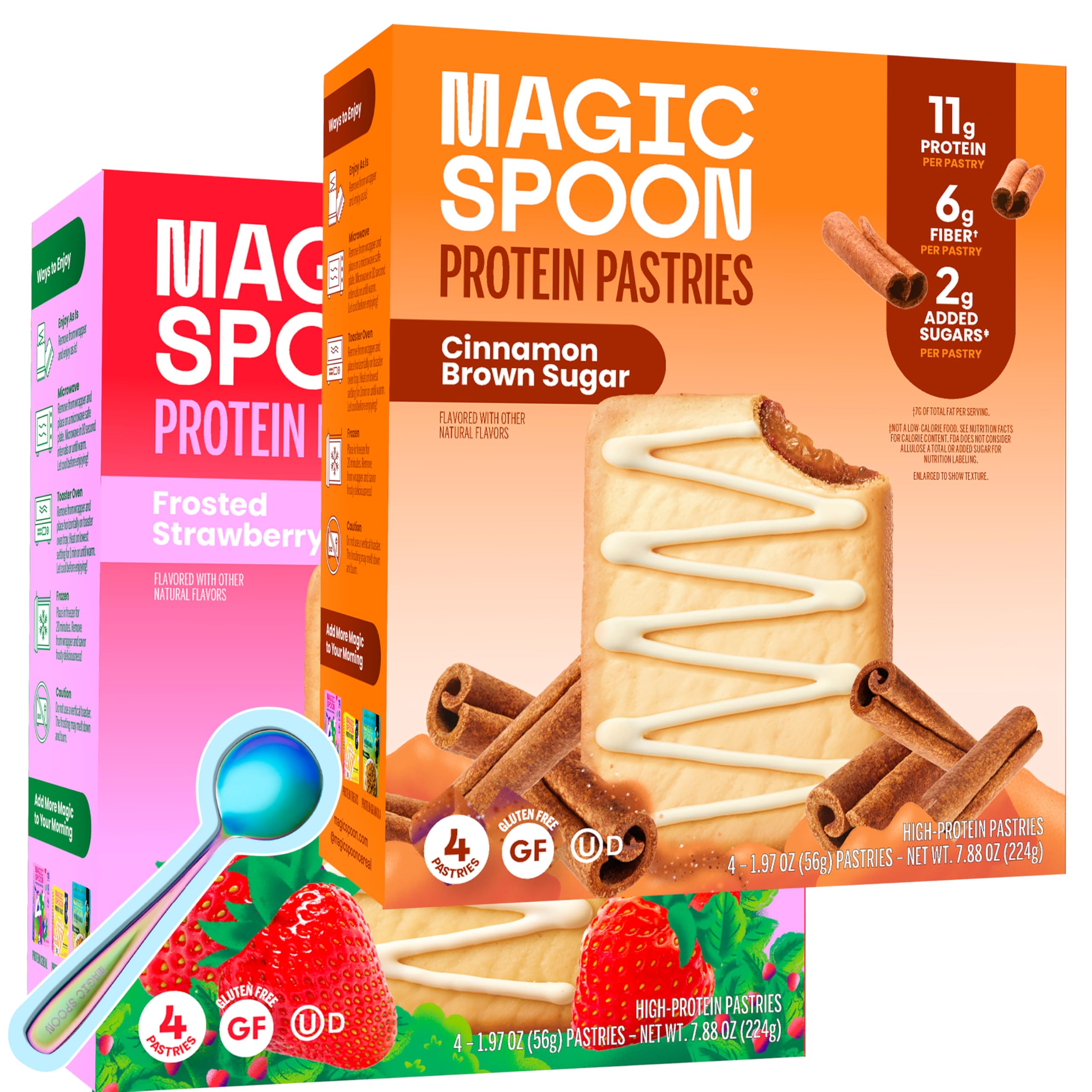 Magic Spoon front packaging showing two-box bundle and flavor for easy identification