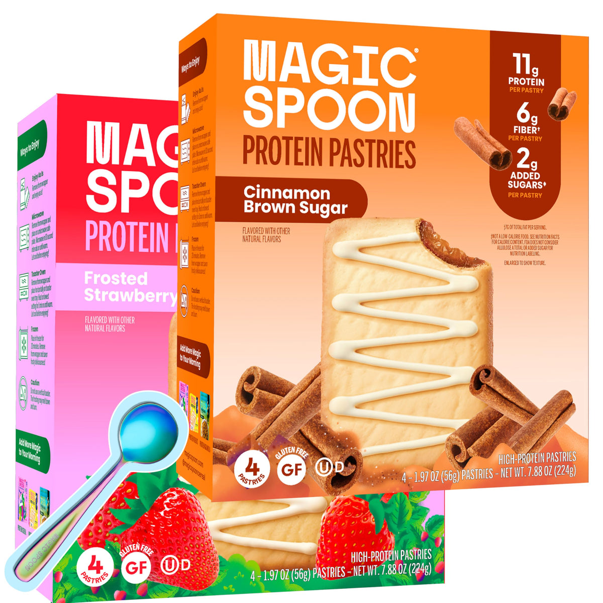 Magic Spoon front packaging showing two-box bundle and flavor for easy identification