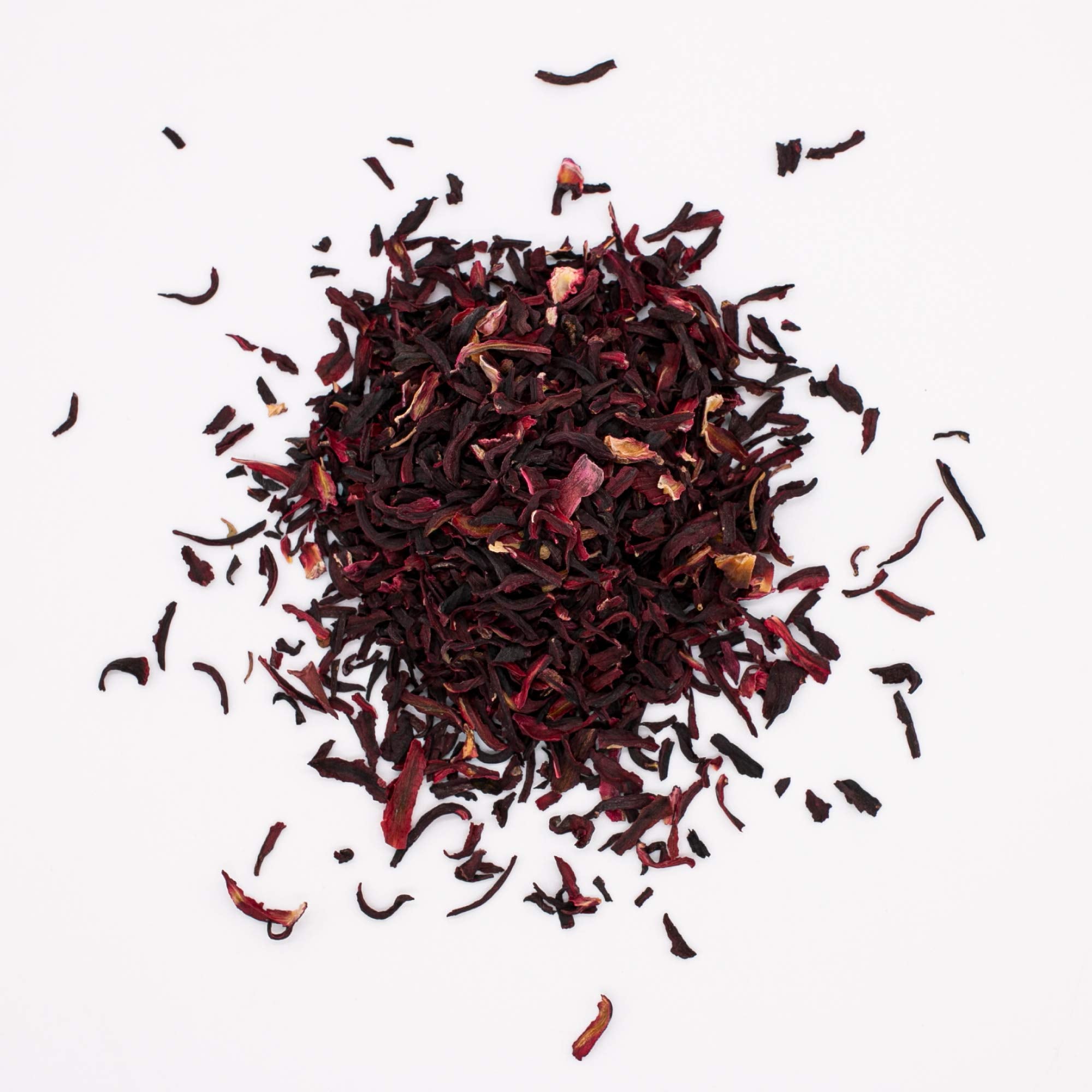 MagJo hibiscus flowers cut and sifted for quick steeping