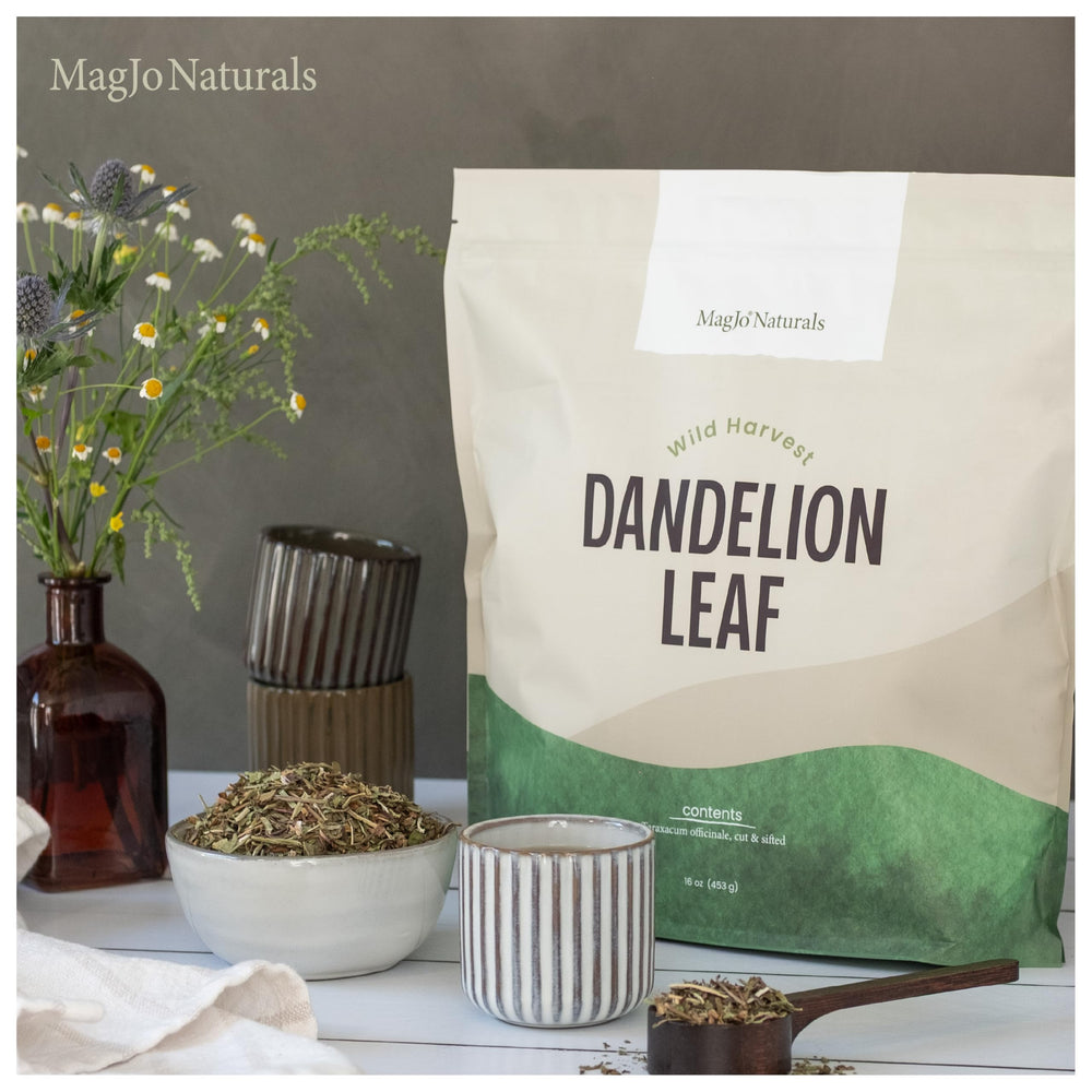 MagJo Naturals dandelion leaf dried herb ideal for salads and soups