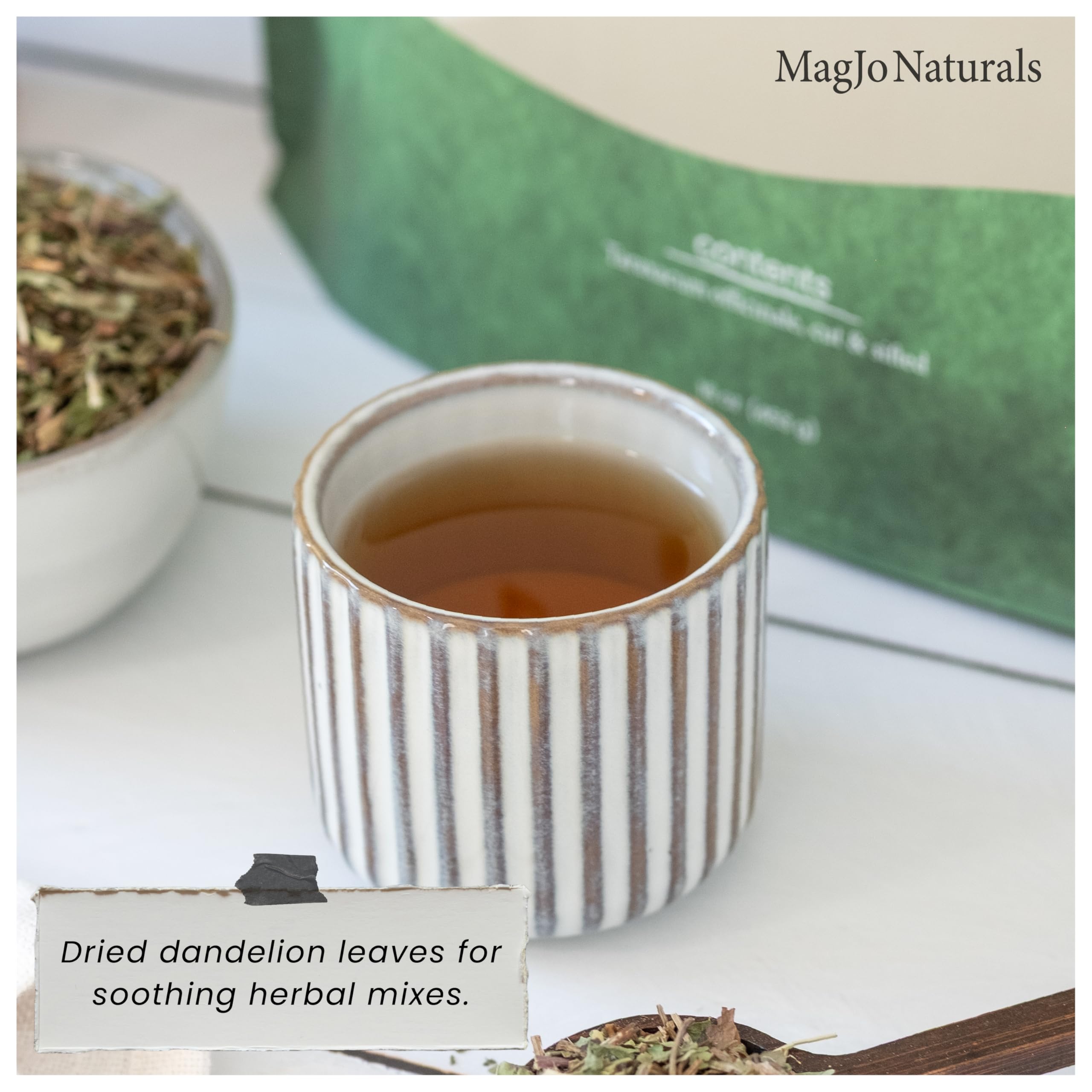 MagJo Naturals dandelion leaf wild-harvested from Eastern Europe