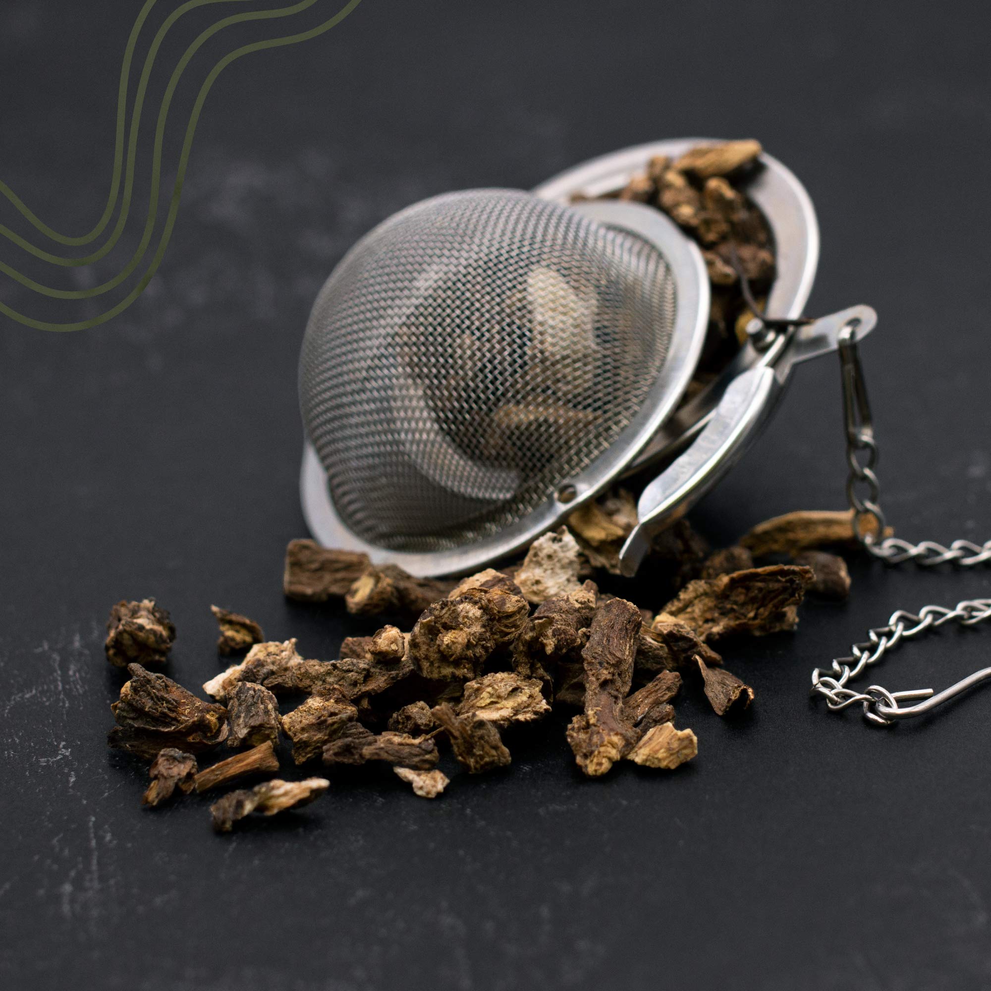 MagJo Naturals Dandelion Root wild-harvested from Lake Skadar region for rich flavor.