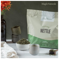 MagJo wild-harvested nettle from the Dinaric Alps ready for brewing