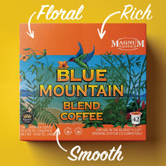 Magnum Exotics fresh-roast aroma rising from the mug