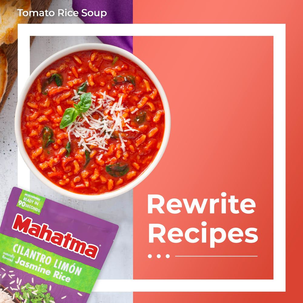 Mahatma aroma-filled jasmine rice served in a bowl; flavorful bowls.