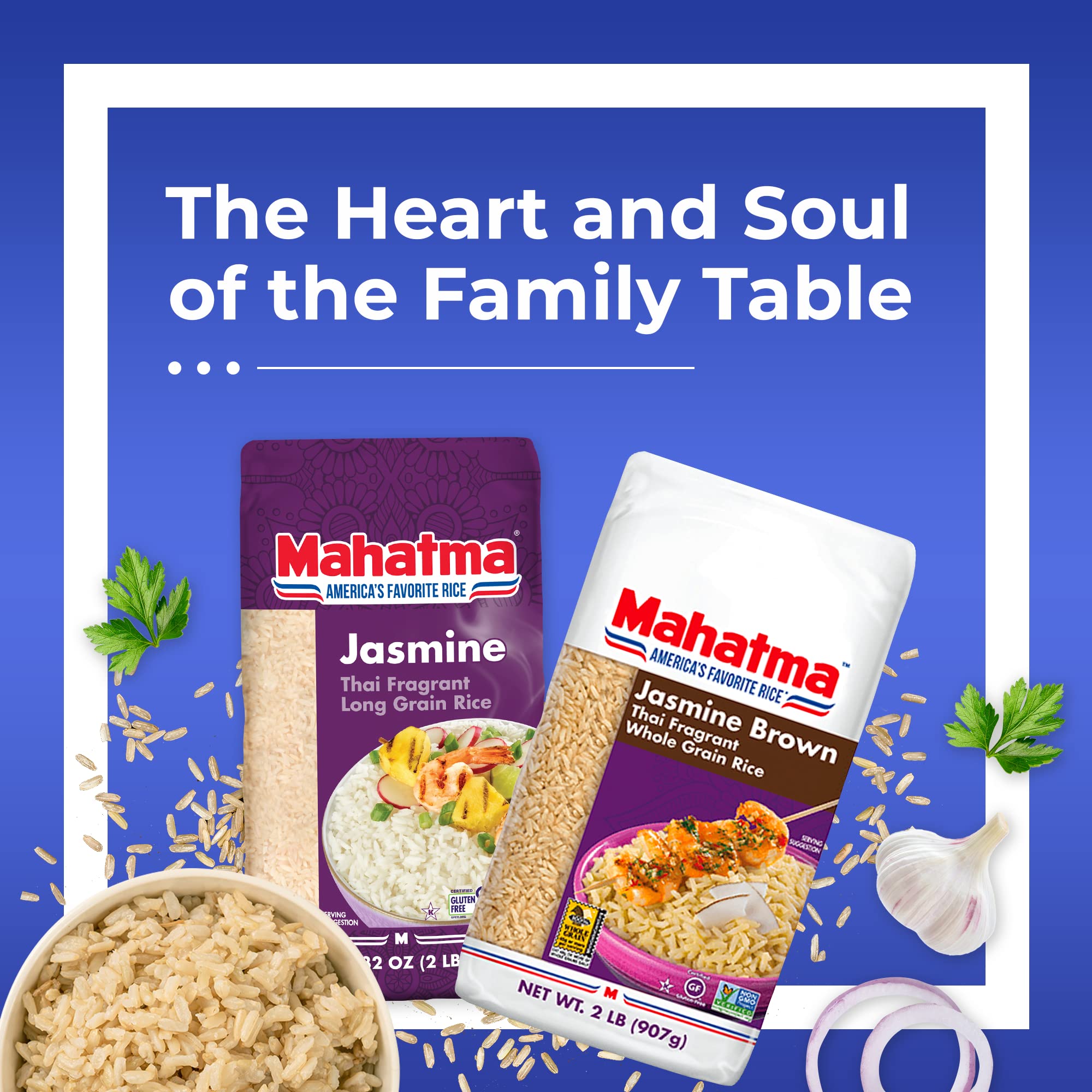 Mahatma Brown Jasmine Rice versatile grain for pilaf and curries